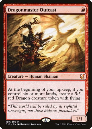 Dragonmaster Outcast [Commander 2019] | Arkham Games and Comics