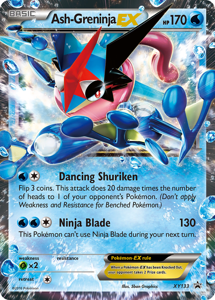 Ash-Greninja EX (XY133) [XY: Black Star Promos] | Arkham Games and Comics