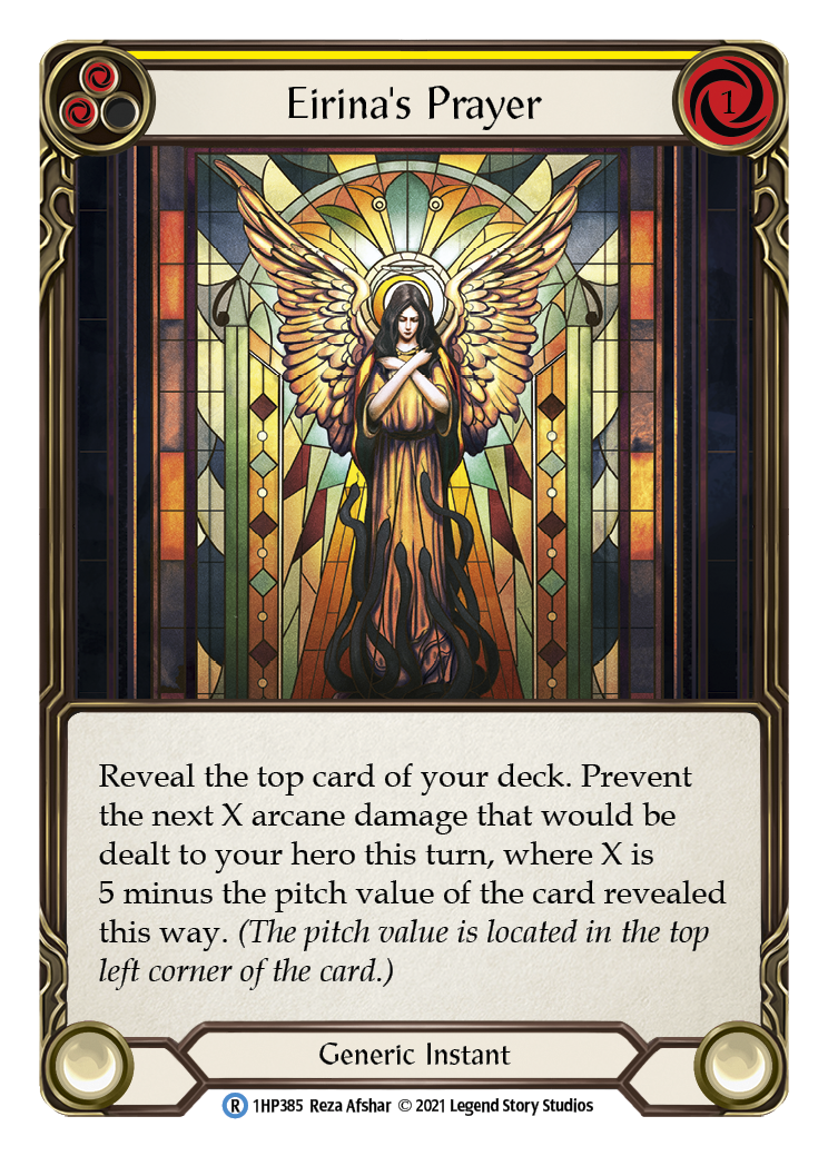 Eirina's Prayer (Yellow) [1HP385] (History Pack 1) | Arkham Games and Comics