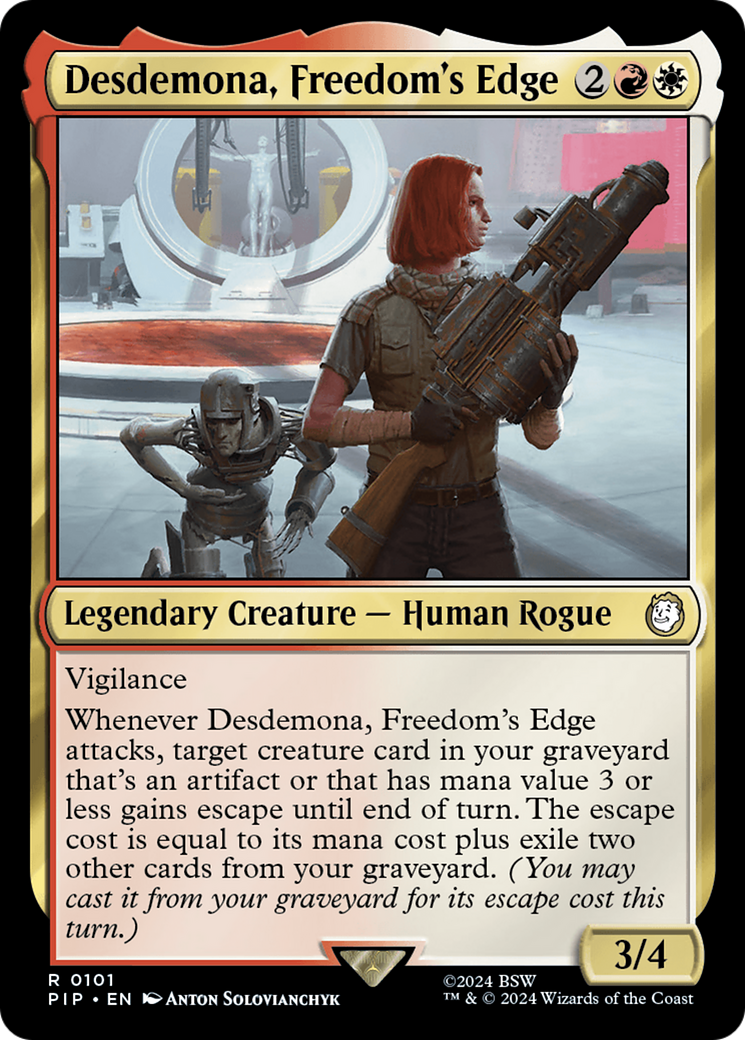 Desdemona, Freedom's Edge [Fallout] | Arkham Games and Comics