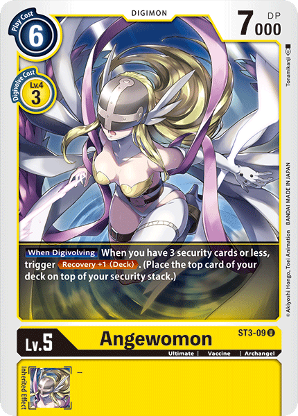 Angewomon [ST3-09] [Starter Deck: Heaven's Yellow] | Arkham Games and Comics