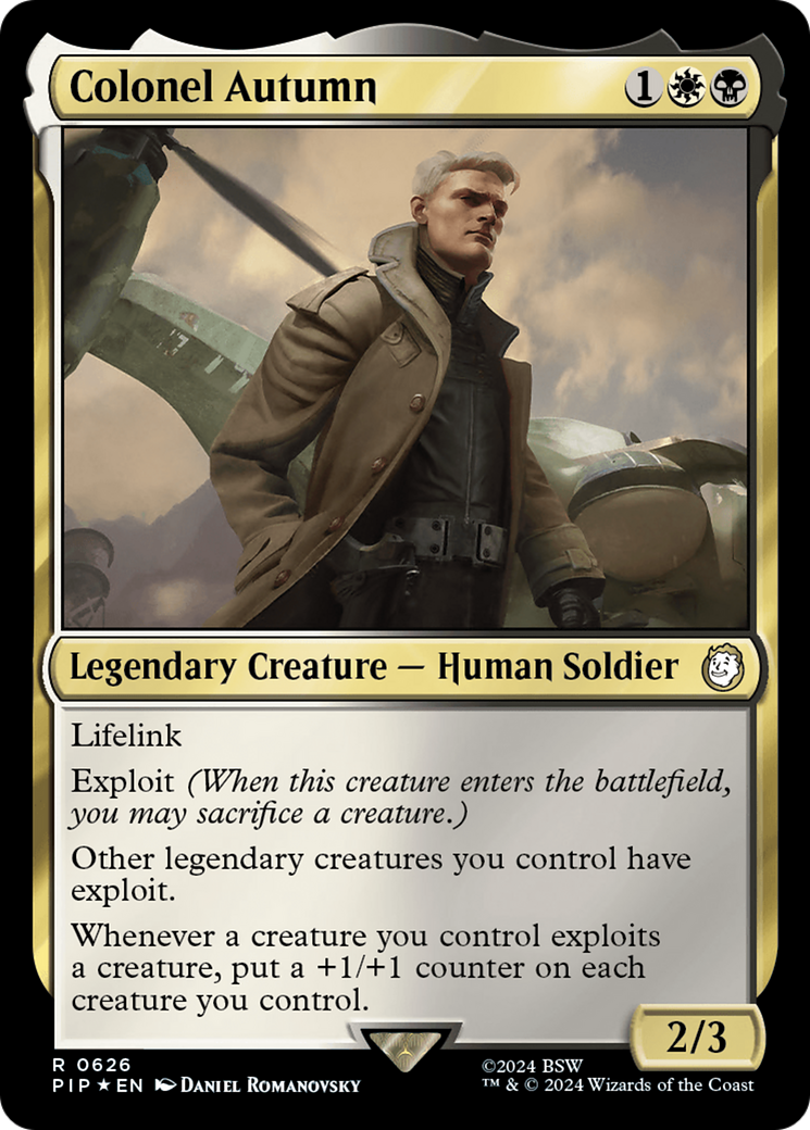 Colonel Autumn (Surge Foil) [Fallout] | Arkham Games and Comics