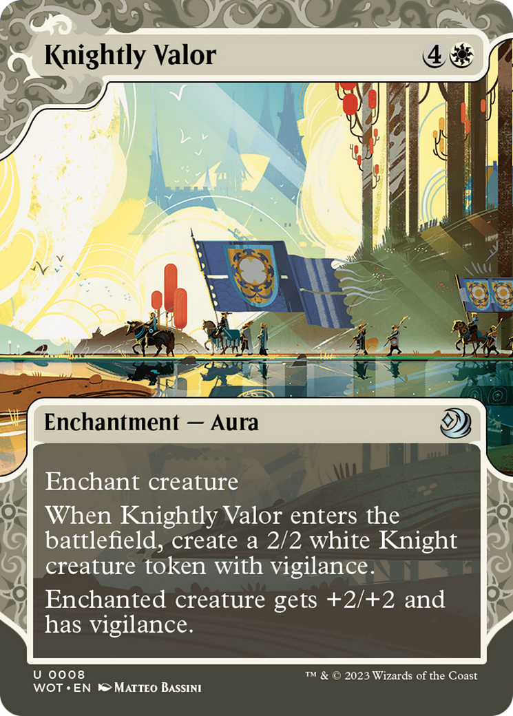 Knightly Valor [Wilds of Eldraine: Enchanting Tales] | Arkham Games and Comics