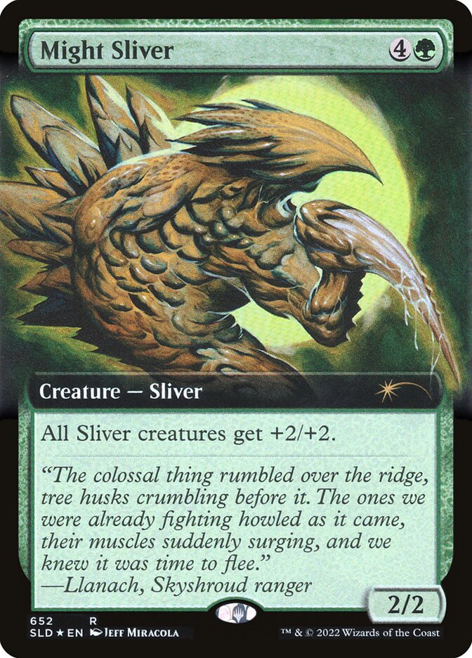 Might Sliver (Extended Art) [Secret Lair Drop Promos] | Arkham Games and Comics