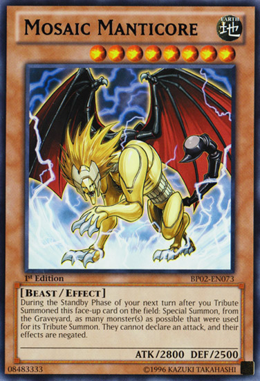 Mosaic Manticore [BP02-EN073] Rare | Arkham Games and Comics