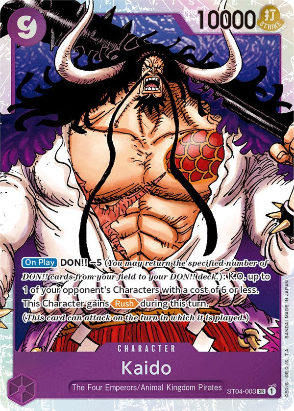 Kaido (003) [Starter Deck: Animal Kingdom Pirates] | Arkham Games and Comics