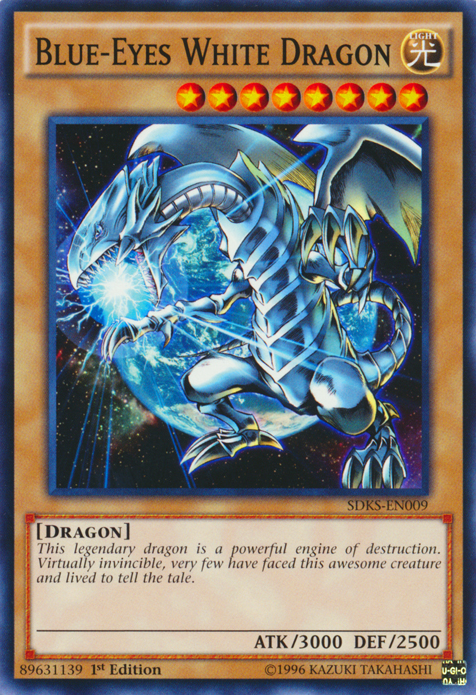 Blue-Eyes White Dragon [SDKS-EN009] Common | Arkham Games and Comics