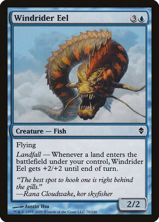 Windrider Eel [Zendikar] | Arkham Games and Comics