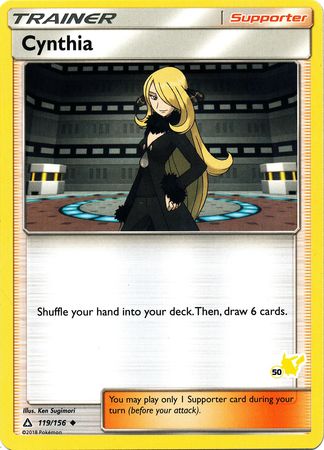 Cynthia (119/156) (Pikachu Stamp #50) [Battle Academy 2020] | Arkham Games and Comics