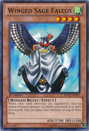 Winged Sage Falcos [BPW2-EN007] Common | Arkham Games and Comics