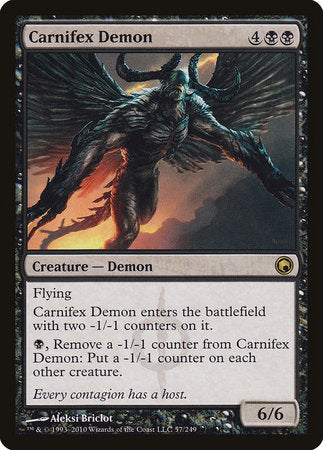 Carnifex Demon [Scars of Mirrodin] | Arkham Games and Comics