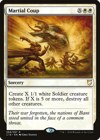 Martial Coup [Commander 2018] | Arkham Games and Comics