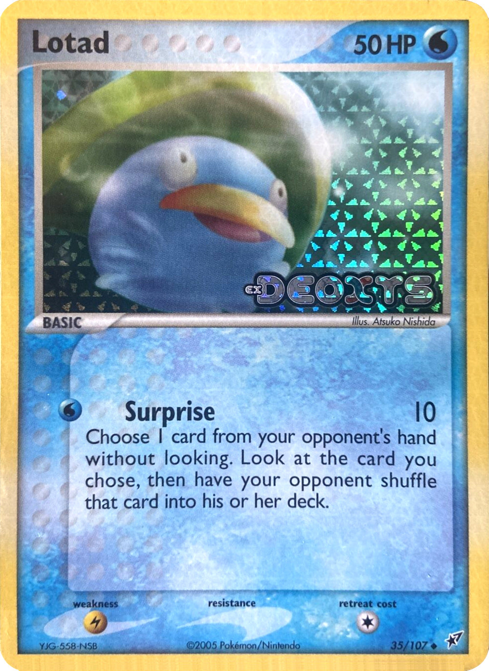 Lotad (35/107) (Stamped) [EX: Deoxys] | Arkham Games and Comics