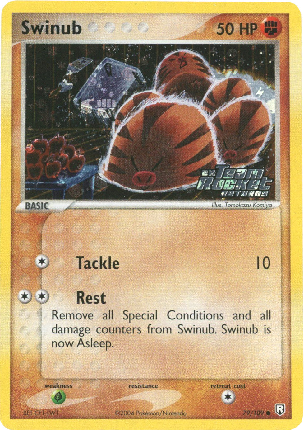 Swinub (79/109) (Stamped) [EX: Team Rocket Returns] | Arkham Games and Comics