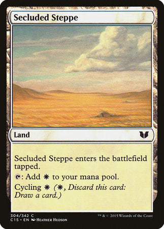 Secluded Steppe [Commander 2015] | Arkham Games and Comics