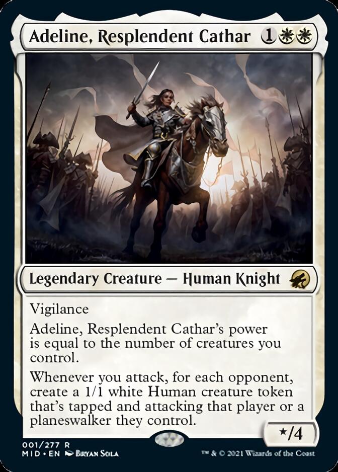 Adeline, Resplendent Cathar [Innistrad: Midnight Hunt] | Arkham Games and Comics