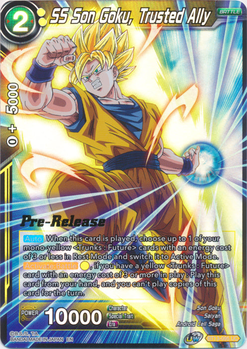 SS Son Goku, Trusted Ally (BT13-095) [Supreme Rivalry Prerelease Promos] | Arkham Games and Comics
