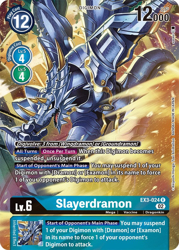 Slayerdramon [EX3-024] (Alternate Art) [Draconic Roar] | Arkham Games and Comics