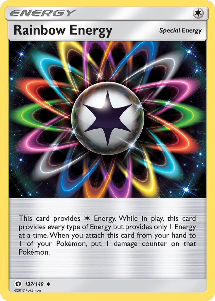 Rainbow Energy (137/149) [Sun & Moon: Base Set] | Arkham Games and Comics