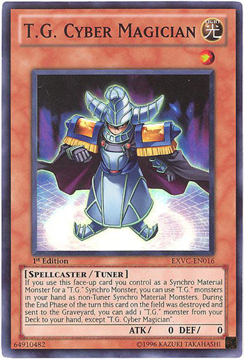 T.G. Cyber Magician [EXVC-EN016] Super Rare | Arkham Games and Comics