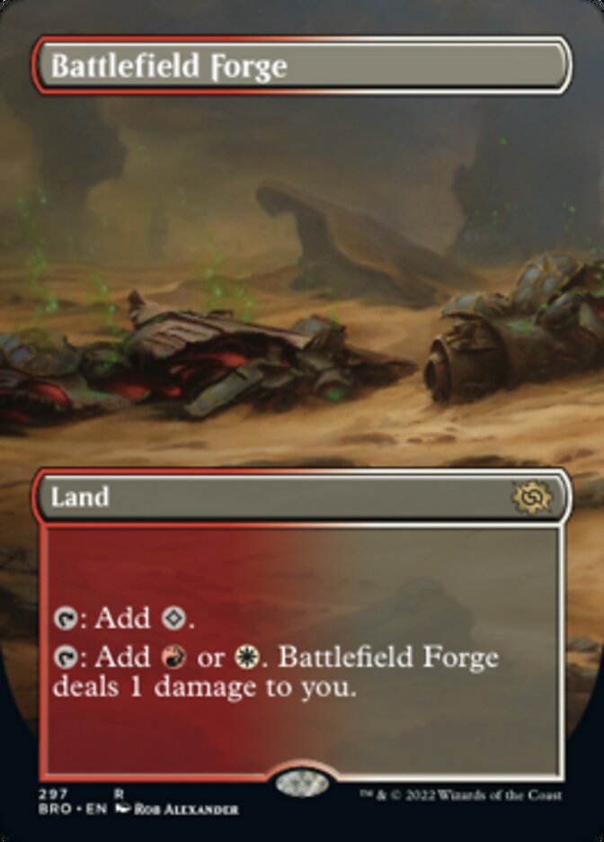 Battlefield Forge (Borderless Alternate Art) [The Brothers' War] | Arkham Games and Comics