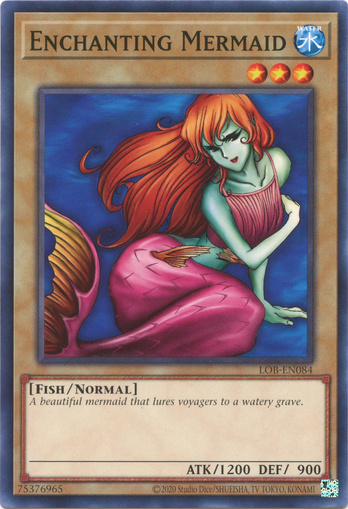 Enchanting Mermaid (25th Anniversary) [LOB-EN084] Common | Arkham Games and Comics