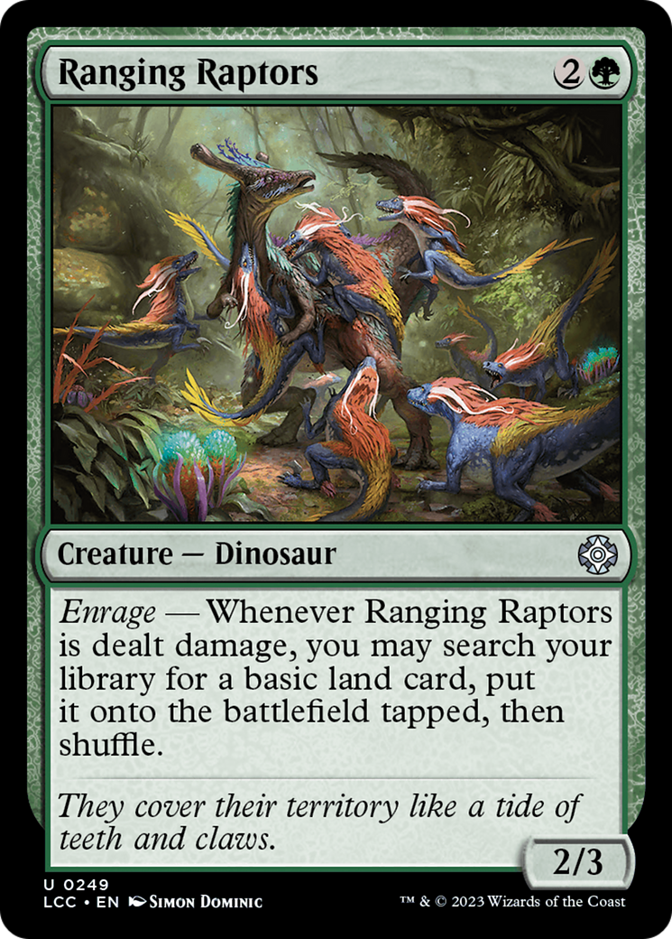 Ranging Raptors [The Lost Caverns of Ixalan Commander] | Arkham Games and Comics