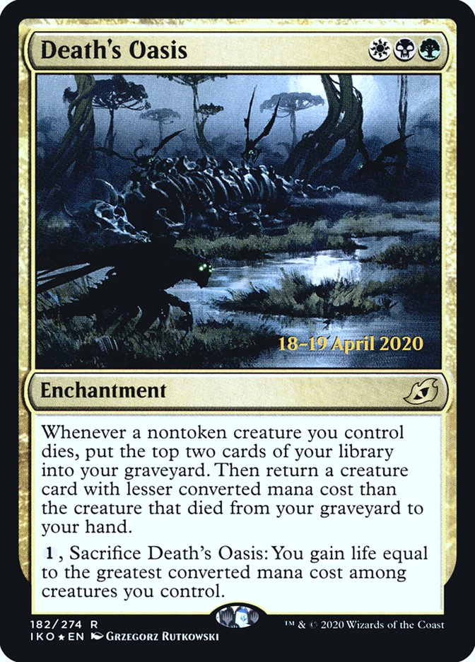 Death's Oasis  [Ikoria: Lair of Behemoths Prerelease Promos] | Arkham Games and Comics