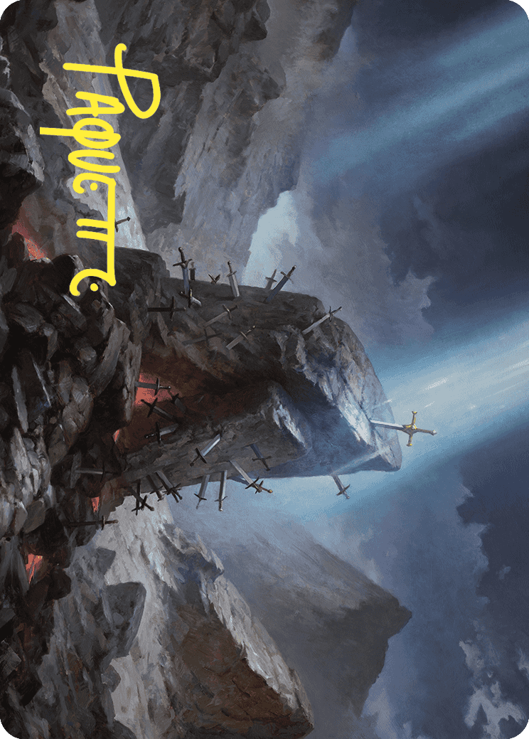 The Irencrag Art Card (Gold-Stamped Signature) [Wilds of Eldraine Art Series] | Arkham Games and Comics