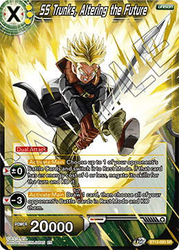 SS Trunks, Altering the Future (Super Rare) [BT13-093] | Arkham Games and Comics