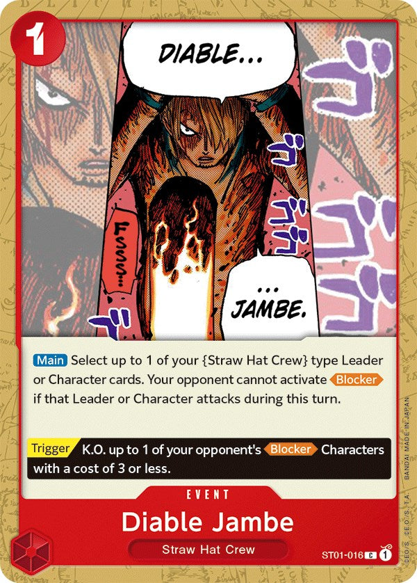 Diable Jambe [Starter Deck: Straw Hat Crew] | Arkham Games and Comics