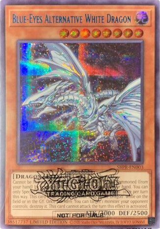 Blue-Eyes Alternative White Dragon [SBPR-EN003] Secret Rare | Arkham Games and Comics