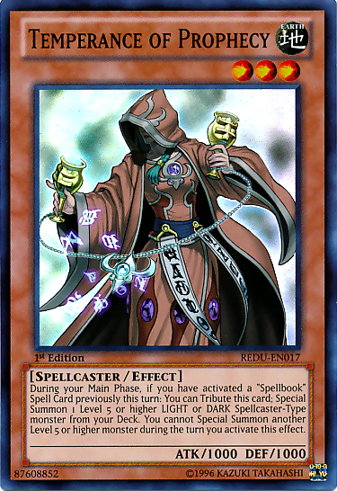 Temperance of Prophecy [REDU-EN017] Super Rare | Arkham Games and Comics