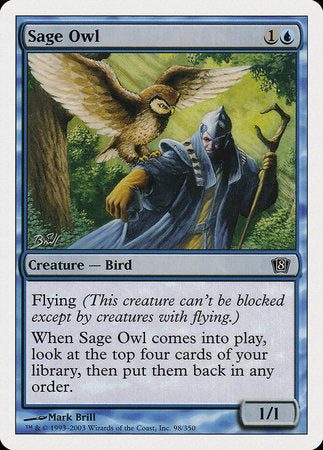 Sage Owl [Eighth Edition] | Arkham Games and Comics