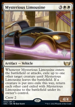 Mysterious Limousine (Promo Pack) [Streets of New Capenna Promos] | Arkham Games and Comics