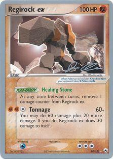 Regirock ex (98/101) (Mewtrick - Jason Klaczynski) [World Championships 2006] | Arkham Games and Comics