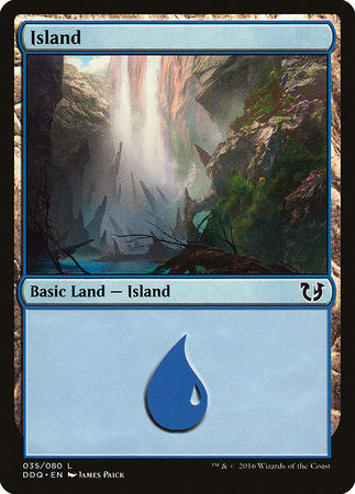 Island (35) [Duel Decks: Blessed vs. Cursed] | Arkham Games and Comics