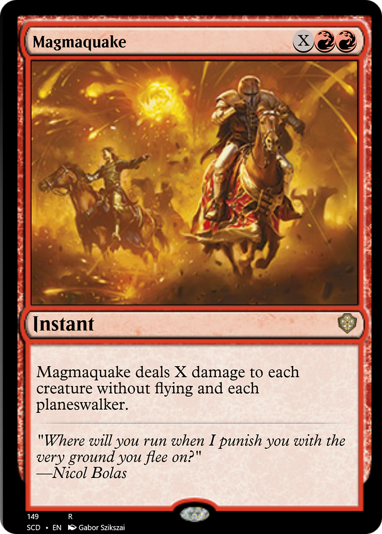 Magmaquake [Starter Commander Decks] | Arkham Games and Comics