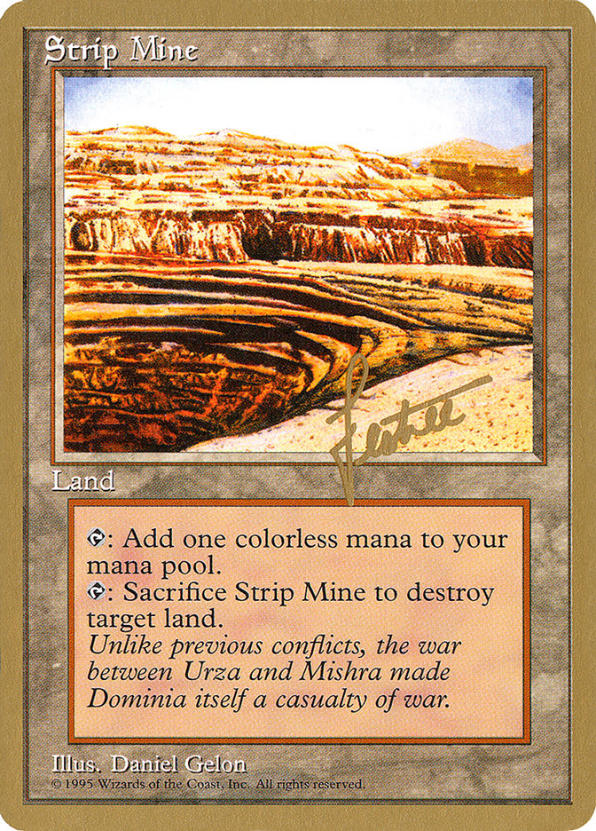 Strip Mine (Bertrand Lestree) [Pro Tour Collector Set] | Arkham Games and Comics