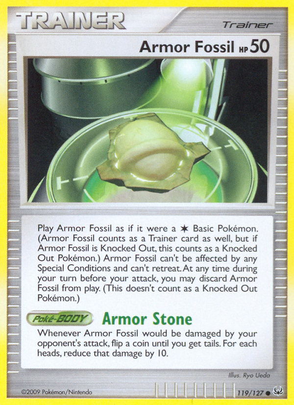 Armor Fossil (119/127) [Platinum: Base Set] | Arkham Games and Comics