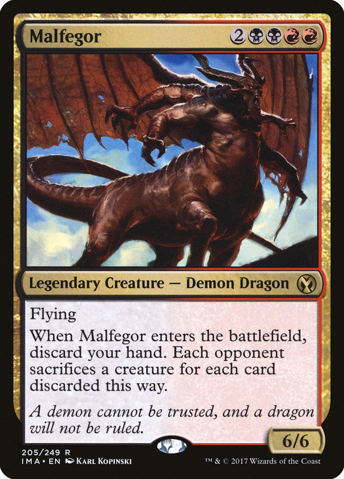 Malfegor [Iconic Masters] | Arkham Games and Comics