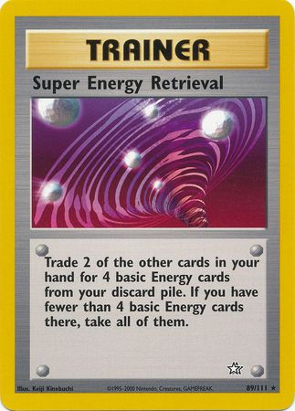 Super Energy Retrieval (89/111) [Neo Genesis Unlimited] | Arkham Games and Comics
