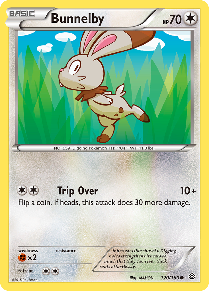Bunnelby (120/160) [XY: Primal Clash] | Arkham Games and Comics