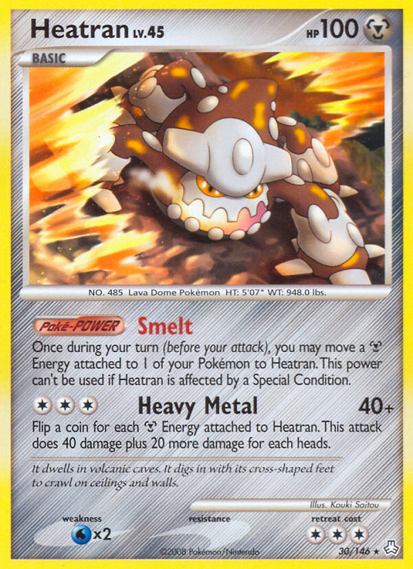 Heatran (30/146) [Diamond & Pearl: Legends Awakened] | Arkham Games and Comics