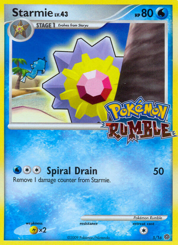 Starmie (5/16) [Pokémon Rumble] | Arkham Games and Comics