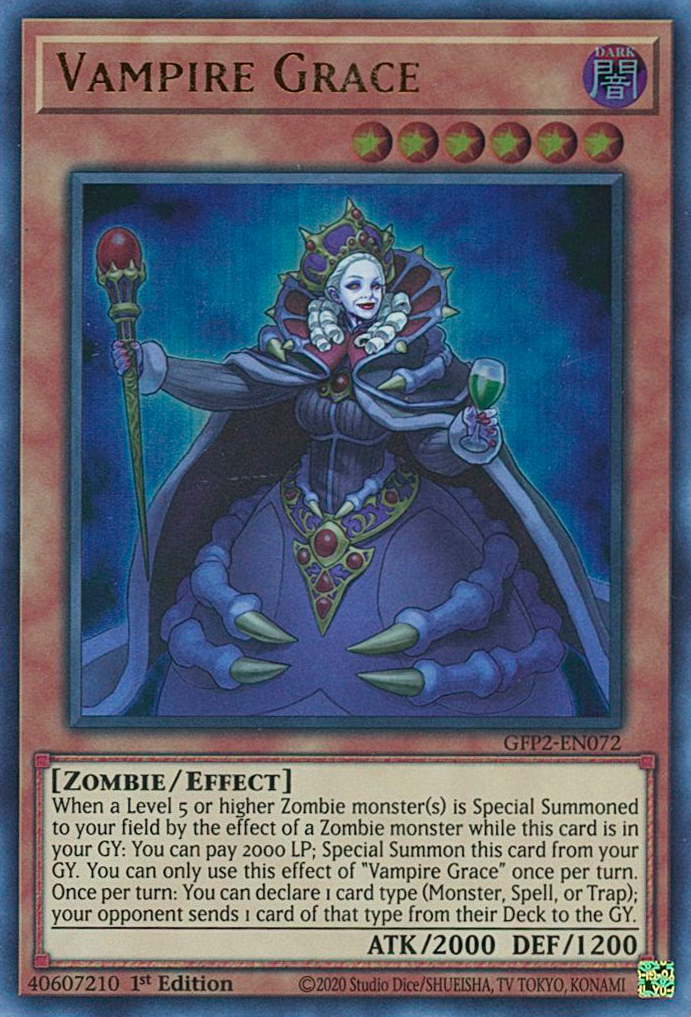 Vampire Grace [GFP2-EN072] Ultra Rare | Arkham Games and Comics