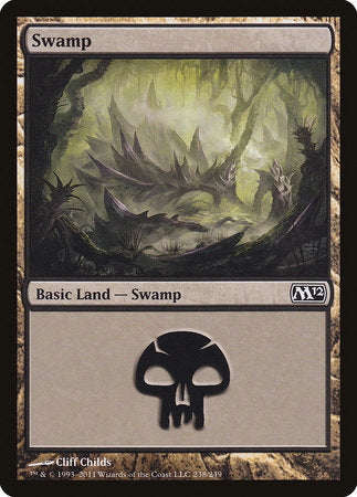 Swamp (238) [Magic 2012] | Arkham Games and Comics