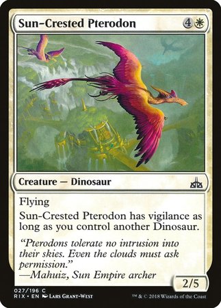 Sun-Crested Pterodon [Rivals of Ixalan] | Arkham Games and Comics