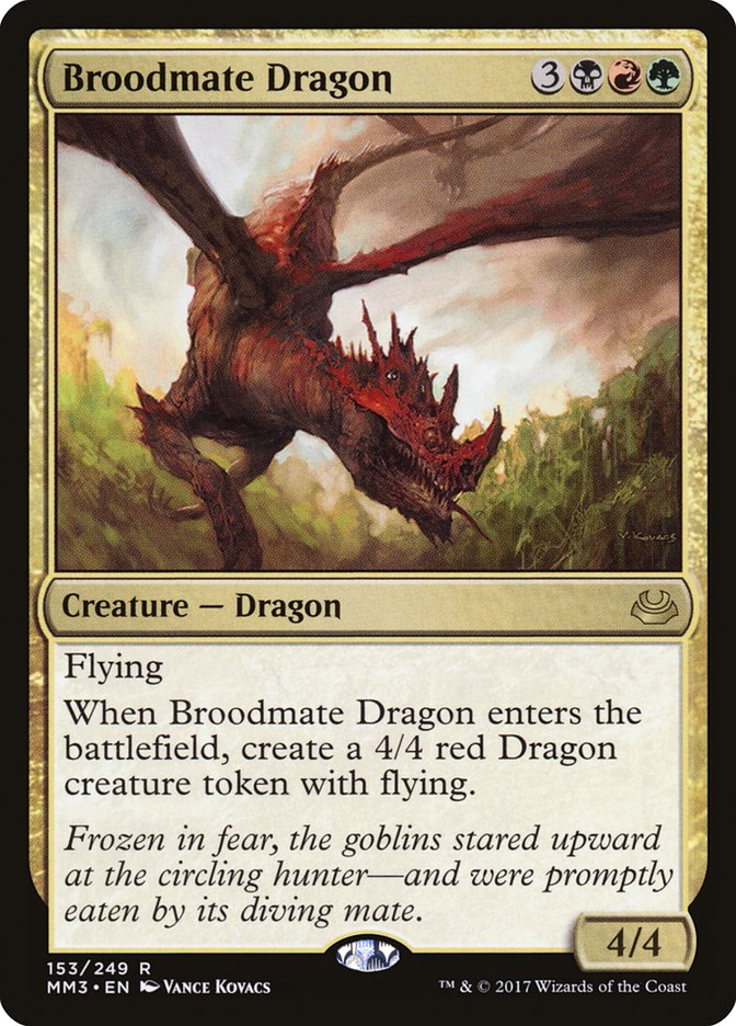 Broodmate Dragon [Modern Masters 2017] | Arkham Games and Comics