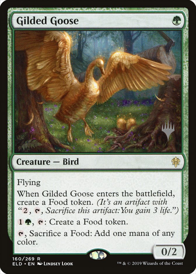 Gilded Goose (Promo Pack) [Throne of Eldraine Promos] | Arkham Games and Comics